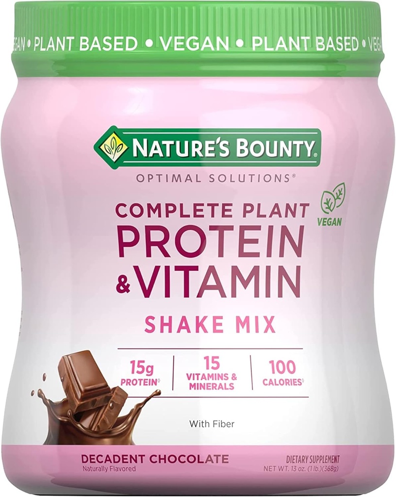 NB OS dabas Bounty Complete augu proteīns un vitamīnu krata maisījums, 12 Kalpo
