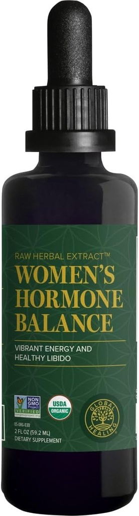 Global Healing Center - Sieviešu hormonu balanss sieviešu Fuzion Organic Liquid papildinājums pilieni - Superior Vitality, Veselīgs Libido, dabas sensual reakcija, atbalsts Mood un veicināt vielmaiņas labsajūtu