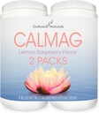 CalMag Augsta Absorbcija 2:1 Kalcija un magnija citrāts Pulveris Papildinājums; Atbalsta Stress Relief, Miega & Kaulu Stiprums, Citron Aveņu Flavor, 16.5 oz. (iepakojums no 2)