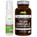 Vegan Omega-3 Aļģu eļļa + Super B12-Complex 5000mkg Vegan Bundle, augstas koncentrācijas DHA un EPA + augstas koncentrācijas B12 Ķiršu Līgavas zemmēles smidzināšana, ko veic Igennus