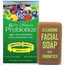Dr Ohhira probiotikas Original Formula 30 Kapsulas ar Bonus Probiotic-Enhanced Beauty Bar Ziepes ceļojumu izmērs 20g - Nav ledusskapja papildinājums sievietēm un vīriešiem, 13 Probiotikas celmi
