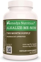 Remedic’s Nutrition Alkalize Me Now - 1000 mg, 60 Vegan kapsulas Herbal Diētiskās Papildinājumi - Divu mēnešu Supply