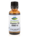 Pure Mountain Botānika Šķidrie D vitamīna pilieni - Neuzliesmojošs Košera D3 Šķidrie pilieni MCT eļļā - 5000IU uz vienu apkalpojamo - 1oz pudele