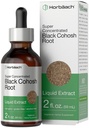 Horbäach Black Cohosh Saknes Tincture - 2 fl oz -- šķidruma ekstrakts - bez alkohola Herb pilieni - Veģetārietis - Non-GMO, bez lipekļa Papildinājums