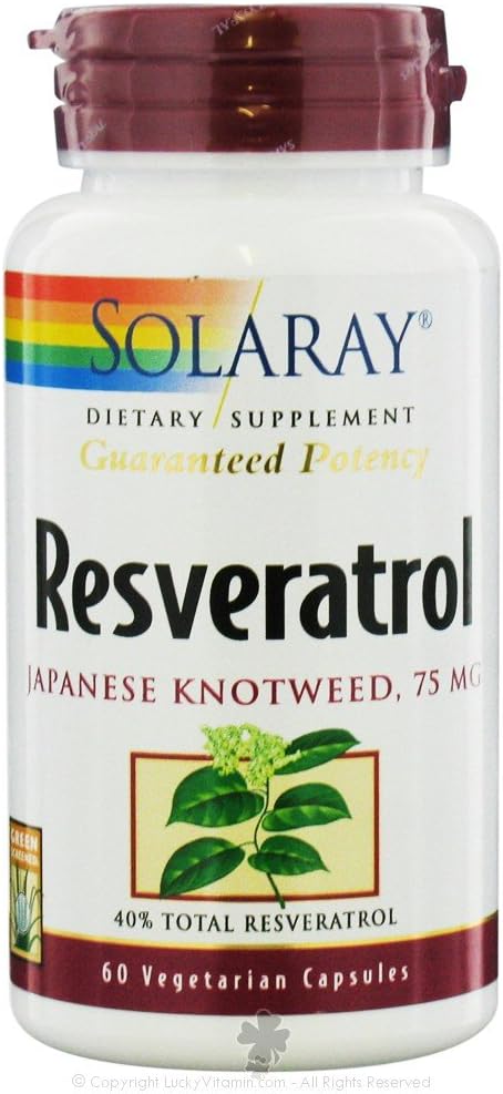 Solaray Resveratrol - 60 Veģetārās kapsulas