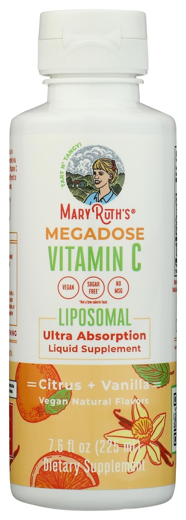 Mary Ruth'S Megadose Liposomal vitamīns C, 7.6 Fz