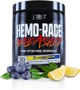 Nutrex Research Hemo-Rage Extreme High Intim Pre Workout Pulveris ; Neprātīgs Lasting Enerģija, Fokuss, Izturība & Sūknis Booster Pirmsdarbošanās Papildinājums ;