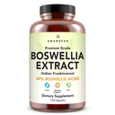 500mg 120 Veggie kapsulas. 65% Boswellic Acids ar AKBA. Indiešu Frankincense Iekaisums Papildinājums. Kopīgs veselības atbalsts. (iepakojums var būt mainīgs)