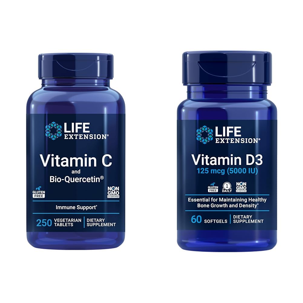 C vitamīns 5000 SV - 250 tabletes C vitamīns Imūnsupport Plus 60 D3 vitamīns Softgeli kaulu, smadzeņu un imūnās veselības