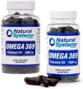 Omega 369 1000 mg 100 un 60 Softgels Bundle- Triple Omega 3-6-9 Linu sēklu eļļas bagātinātāji - Linu sēklu eļļa Omega 3 6 9 Kapsulas ar svarīgām taukskābēm - Atbalsts sirds un asinsrites veselība