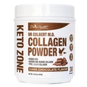 Dr. Colbert, MD Hidrolizēts kolagēna pulveris ; Šokolāde Flavor - by Divine Health ; tips I, II, III Vistas un jūras kolagēns ; Keto zona; Atbalsts Matu, ādas, nagu un locītavu kopšanai     ; 630g; 30 Kalpo