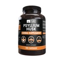 PSILIUM Husk (365 Kapsulas) Nav magnija vai rīsu pildījumu, Vienmēr tīri, laboratorijā pārbaudīti