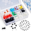 JoyCat Molecular Model Kit (404 gab), Organiskā ķīmija Molekula Zinātne Dāvanas Ochem un neorganiskajiem studentiem un skolotājiem