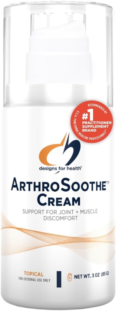 ArthroSoothe Cream - Muskuļu un locītavu atbalsts Akūts losjons - Funkcijas Hyaluronic Acid & Glucosamine - izgatavots no piparmētru, Eucalyptus & Tea Tree Essential Oils - Non-GMO - 3 oz
