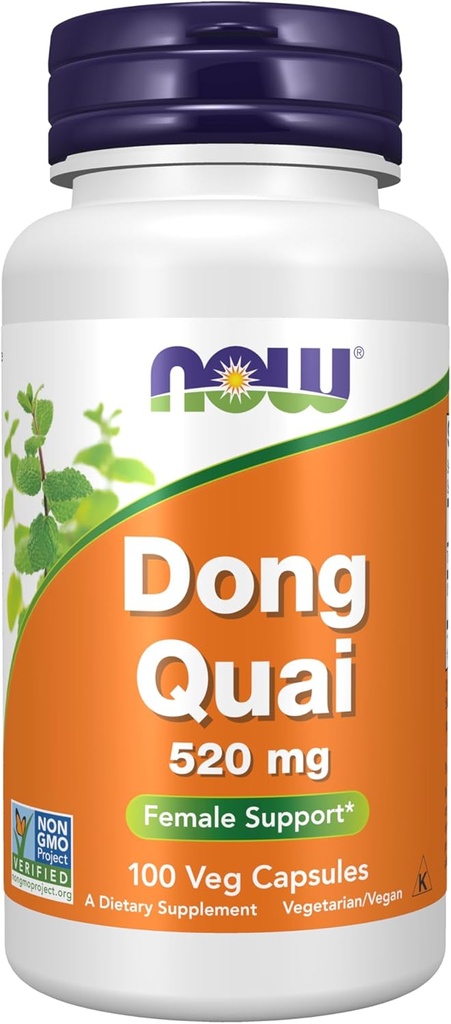Dong Quai (Angelica sinensis) 520 mg piedevas sievietēm*, 100 Veg kapsulas