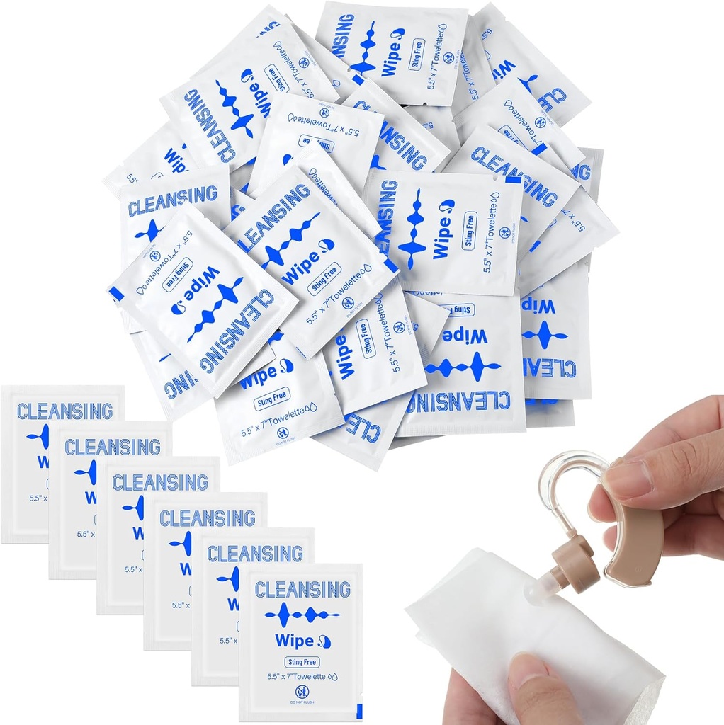 Timgle 200 Skaits Dzirdes palīgs Wipes individuāli wrapped tīrīšana dvieļi Telefons Tīrīšana Wipes klēpjdatora tīrītājs Wipes auss earbuds Sweat Earold Earplugs in Ausu monitori Tīrīšanas noņemšanu