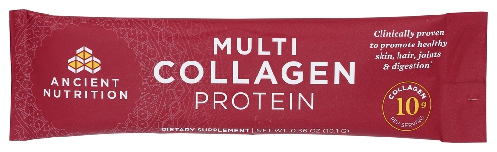 ANCIENT NUTRICION Multi Collagen Complex pulvera iepakojums, 0, 36 OZ (var būt iepakojumā)