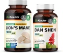 BIO KRAUTER Lion’s Mane 250 Kapsulas & Dan Shen 100 kapsulas