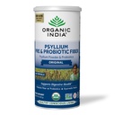 ORGANIC INDIA Psyllium Husk Pulveris - Pre & Probiotic Fiber Papildinājums, Organic Psyllium Husk Fiber Papildinājums, Vesels Psyllium Husk Pulveris Neflavored, Diētiskā Fiber, USDA Organic, bez lipekļa - 10 Oz