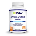 Buferēts vitamīns C 1000mg Imūnās veselības atbalstam, 100 buferētas ne-ĢMO tabletes, 100 dienu iepakojums