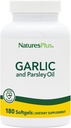 Natures Plus Ķiploki un pētnieciskie objekti - protams, veicina veselīgu holesterīna un asinsspiediena līmeni - 180 Softgels (180 Servē)