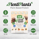 Body Nutrition PlentiAugi Augu bāzes proteīna pulveris, bez piena olbaltumvielas bez sojas vai mākslīgām sastāvdaļām, dabiski aromatizēts Organic Plant Protein Shake, Šokolādes Peanut sviests, 38 g