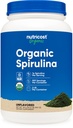 Nutricost Organic Spirulina pulveris 2 LB - Pure, Certified Organic Spirulina