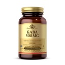 Solgar GABA 500 mg, 50 Dārzeņu kapsulas - Relaksācija un nervu sistēmas atbalsts - Aminoskābe - Ne-GMO, Vegan, Bez lipekļa, Bez piena, Kosher - 50 Kalpo