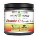 Amazing Formulas C vitamīna pulvera papildinājums ; Neuzliesmojoša askorbīnskābe 1 Grams per Servē    