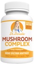 Labākais organisko sēņu komplekss - Imūnās palīgvielas atbalsts - Lion's Mane, Cordyceps un Reishi - Adaptogen Papildinājums - Labsajūta, Stress Relief, Atmiņa & Kognitīvā Support, Dr. Danielle - 120 Veggie Caps
