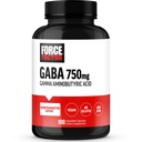 Force Factor GABA 750 mg kapsulas, GABA papildinājums, lai atbalstītu kaislību, relaksāciju, miegu un fokusu, neiromediatoru atbalstu, Vegan, ne- GMO, 100 GABA kapsulas