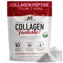 Kolagēna peptīdi Pulveris Neuzliesmojošs 2.2lb – Zāles lopbarības liellopu proteīns locītavām, kauliem un ādai – I un III tipa hidrolizēts kolagēns – bez lipekļa, bez GMO un sojas – 90 Kalpojumi