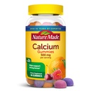 Daba Made kalcija Gummies 500 mg Per apkalpo ar vitamīnu D3, Diētiskā kalcija papildinājums kaulu atbalstam, 80 Gumijas, 40 dienu piegādes