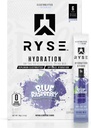 Ryse Core hidratācija - Uz Go Elektrolītu Dzēriens Mix Packets - ar visiem 6 Elektrolīti + Essential Vitamīni - Zero Cukurs -- 6 Kalpo (Zilā aveņu)