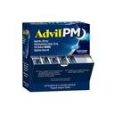 Advil PM sāpes Reliver un nakts miega palīglīdzeklis, sāpes Medicīna ar Ibuprofēnu sāpju atvieglošanai un difenhidramīna citrāts miega palīglīdzeklim - 50x2 Apvalkotas Caplets