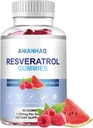 Bezcukura Resveratrol Gummies, potent 1500mg Resveratrol papildinājums, atbalsts Gremošanas un imūnās veselības, šūnu reģenerators un remonts, Resveratrol papildinājums antioksidants atbalsts