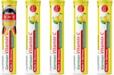 T&D vācu vitamīns C 180 mg - 40 Vegan Dzēriens Putojošās tabletes - Citrons Laima Flavor - Ražots Vācijā