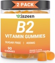 Vitamīns B2 Gumijas - Riboflavīns Papildinājums - B2 Riboflavīns Gumijas B2 Vitamīni ar magniju, CoQ10
