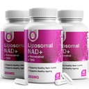 Pure NAD Resveratrol un TMG, 2000mg, 3 in 1 Advanced Formula, Imūnās un enerģijas atbalsts, āda un vispārējā veselība, 60 kapsulas