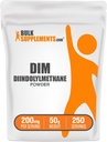 BulkSupplements.com DIM Pulveris - Diindolilmetāna pulveris, DIM papildinājums vīriešiem un sievietēm - Neapstarots un lipeklis bezmaksas, 200mg uz vienu Kalpo, 50g (1,8 oz) (iepakojums no 1)