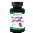Baldriāna saknes kapsulas Organic 500mg Ārstniecības augu ekstrakts papildinājums 100 tabletes