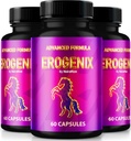 (3 Iepakojums) Erogenix kapsulas, atbloķēt savu maksimālo veiktspēju, visi dabas papildinājums, lai atbalstītu Long-Lasting enerģiju un vispārējo veselību, oficiālās Ero Genix Atsauksmes (180 kapsulas)