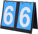 Pārnēsājams galda Turētājs, Easy Flip Indoor/Outdoor Score Counter Score System galda teniss Basketbols Futbola beisbols un vairāk(2 Digit)