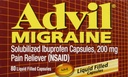 Advil Migraine - 80 ar šķidrumu pildītas kapsulas