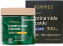 AGNPHDU- Liposomālais Nikotinamīds Riboside 120 kapsulas,Resveratrols, Quercetin - NAD papildinājums anti-Aging, enerģija, Focus 900mg Diētiskā papildinājums