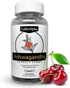 Ashwagandha Gummies - dabas Stress Reliever - 750mg Gumies - 60 Counts- uzturēt veselīgu enerģiju un stresa līmeni, Zaļš
