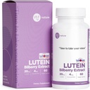 Luteīns 20mg ar Zeaxanthin 4mg un Melleņu ekstraktu 100mg, vitamīnu, atbalsta redzes un makulas veselību, LUTEMAX 2020, ne ĢMO, Vegan, bez glutēna - 60 Kalpo