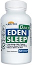 Eden Daily Miega [Jaunā GABA bezmaksas formula] – Fall Asleep ātrāk, relax jūsu ķermeņa, veicināt dziļu un nemitīgu miega (30 Vegan kapsulas)