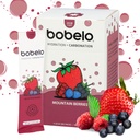 Bobelo Self Carbonating Hidratēšanas Paketes - Zema kalorie dzērieni Mix, Elektrolīti pulvera paketes - Keto Friendly, bezcukura ūdens uzlabotājs - soda & dzirkstošais ūdens Alternatīvas Kalnu ogas(30ct)