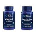 Dzīvības paildzinājums Vitamīns C & Quercetin Plus Multi-Vitamīns & Minerāls Papildinājums - 250 tabletes & 120 tabletes